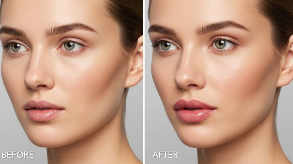 before and after russian lip filler