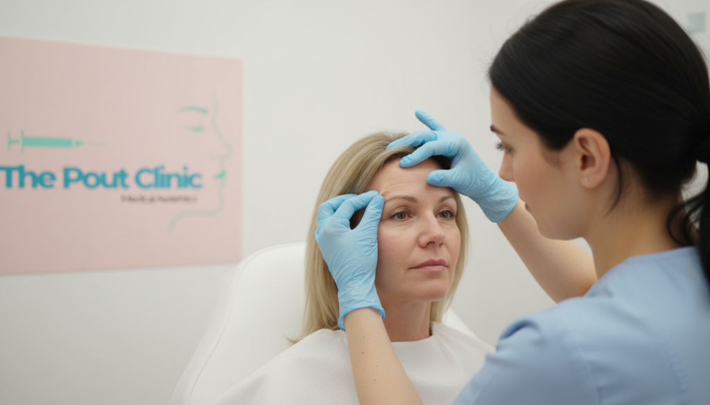 Consultation for facial wrinkle treatment at London anti wrinkle clinic