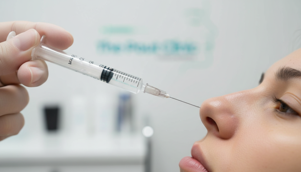 Nose filler London treatment at Pout Clinic UK