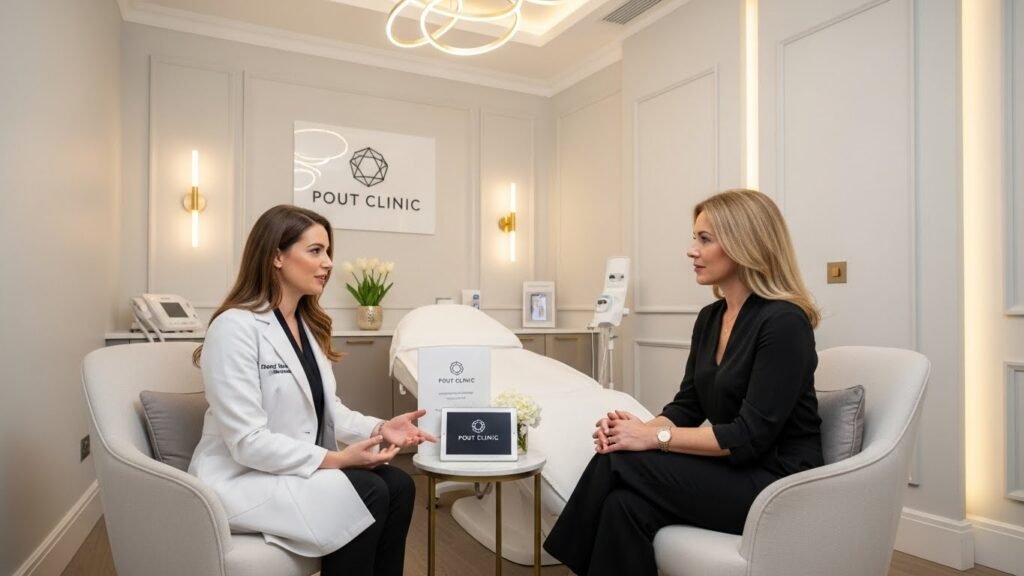 Aesthetic consultation at aesthetic clinic West Ealing Pout Clinic