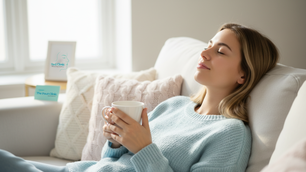 Minimal downtime after tear trough filler treatment